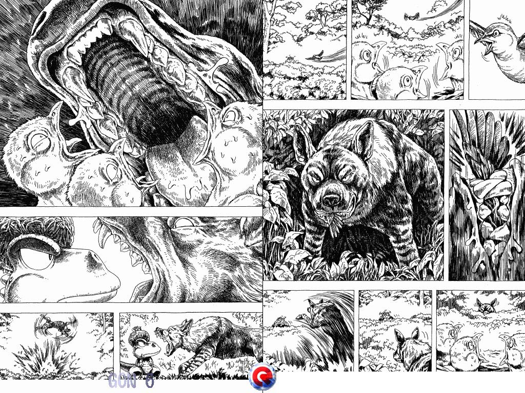 Gon Chapter 6.17 page 7 - Vol.6 Chapter 17: Gon And The Bird Nest On His Head