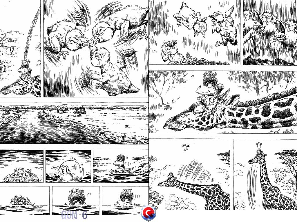 Gon Chapter 6.17 page 9 - Vol.6 Chapter 17: Gon And The Bird Nest On His Head