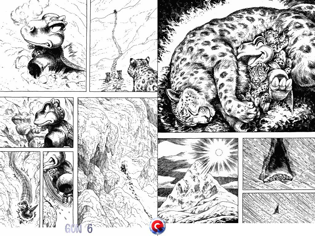 Gon Chapter 6.19-2 page 8 - Vol.6 Chapter 19 v2 : Gon Climbs A Mountain
