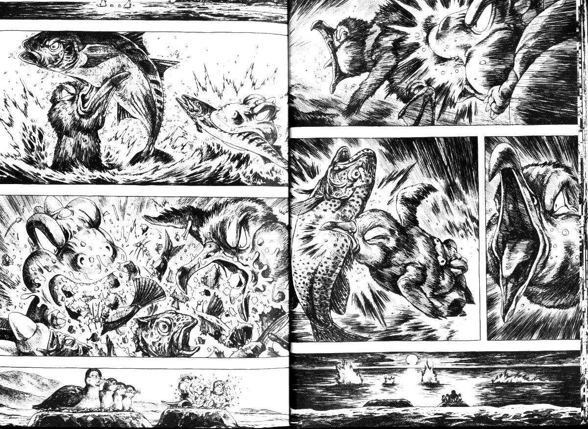 Gon Chapter 7.21 page 12 - Vol.7 Chapter 21: Gon Raises A Chick