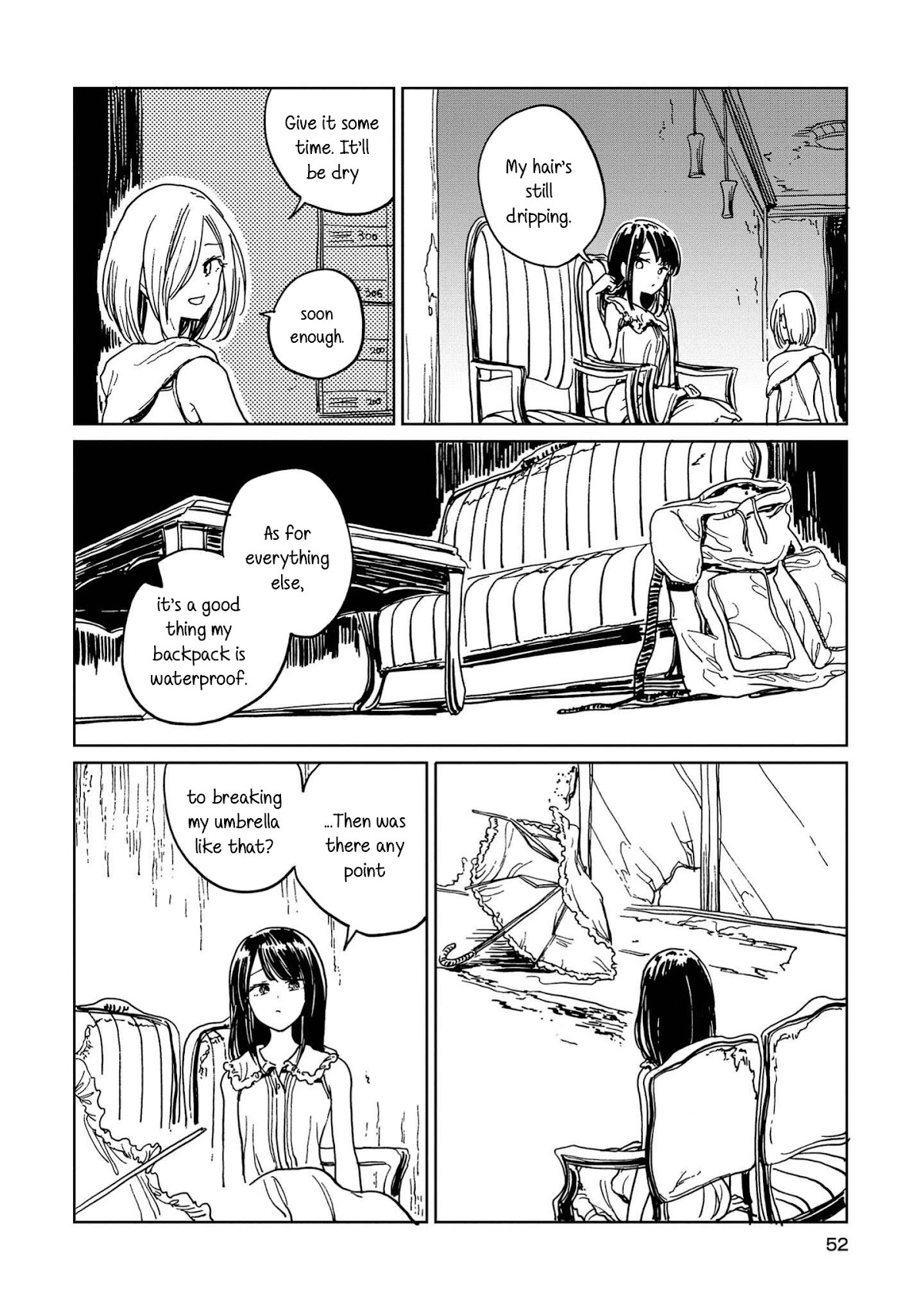 Good-Bye Dystopia Chapter 6 page 12 - Chapter 6: Folding the Umbrella