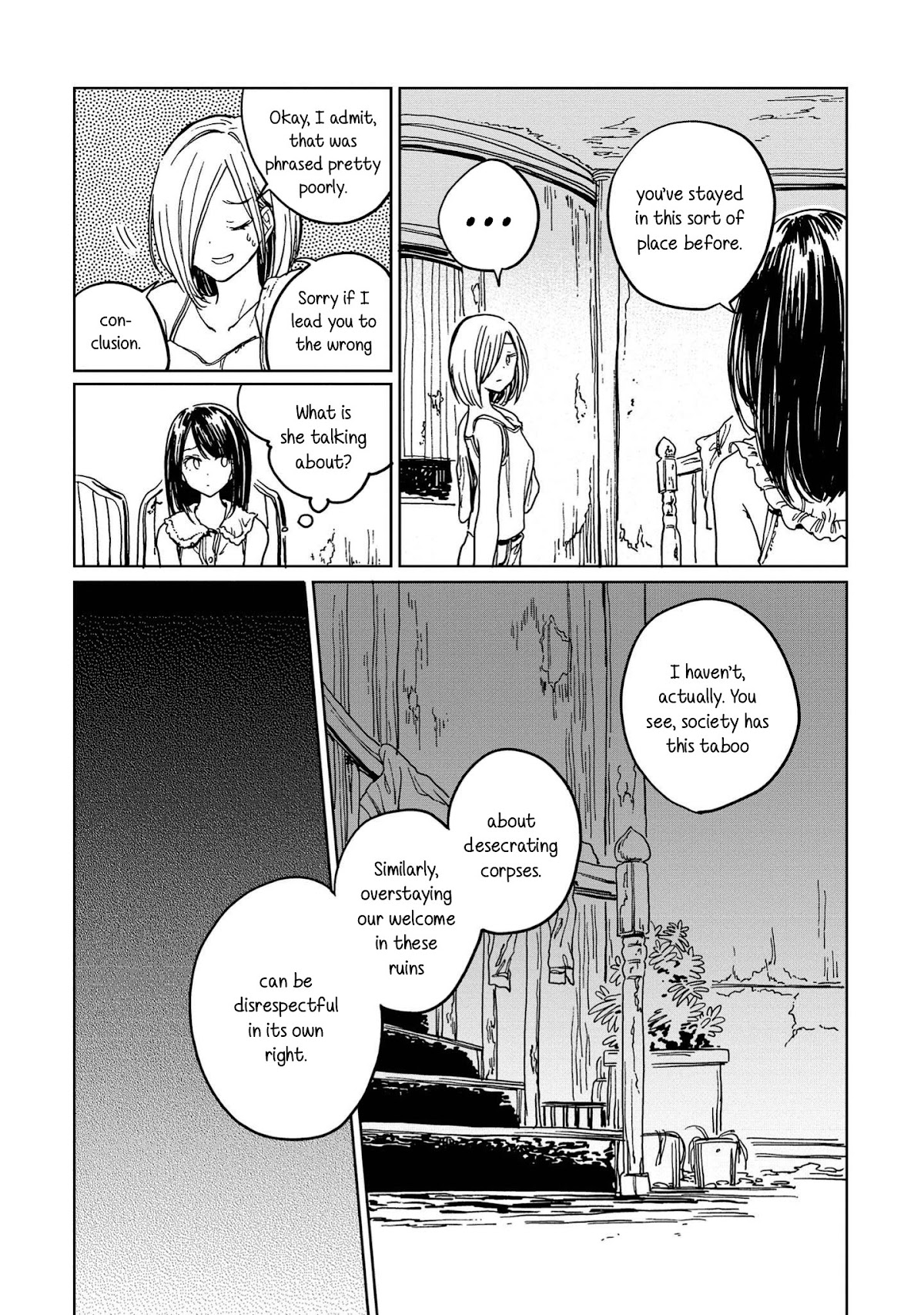 Good-Bye Dystopia Chapter 6 page 14 - Chapter 6: Folding the Umbrella