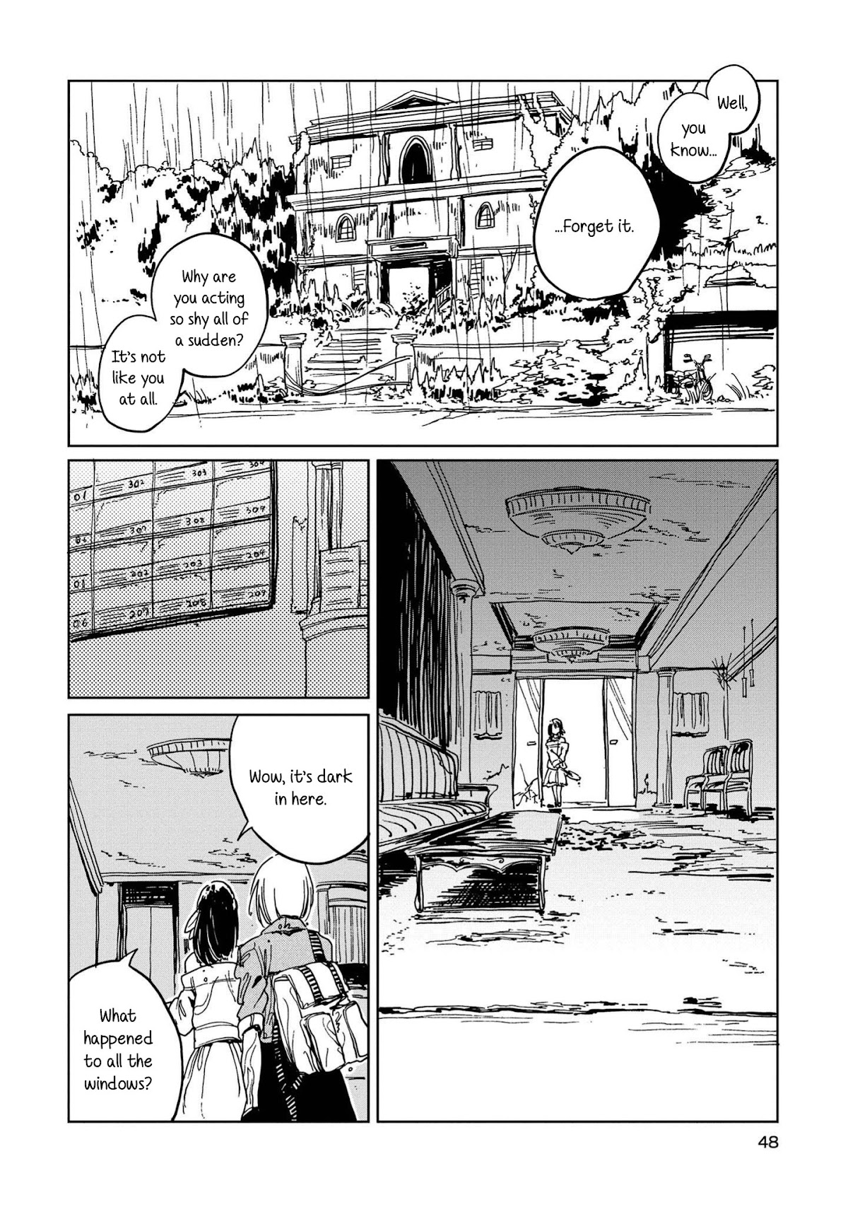 Good-Bye Dystopia Chapter 6 page 8 - Chapter 6: Folding the Umbrella