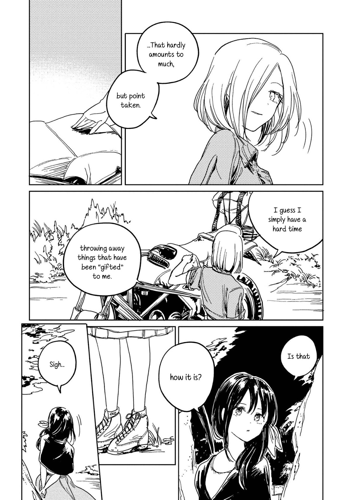 Good-Bye Dystopia Chapter 7 page 21 - Chapter 7: Oversized Garbage