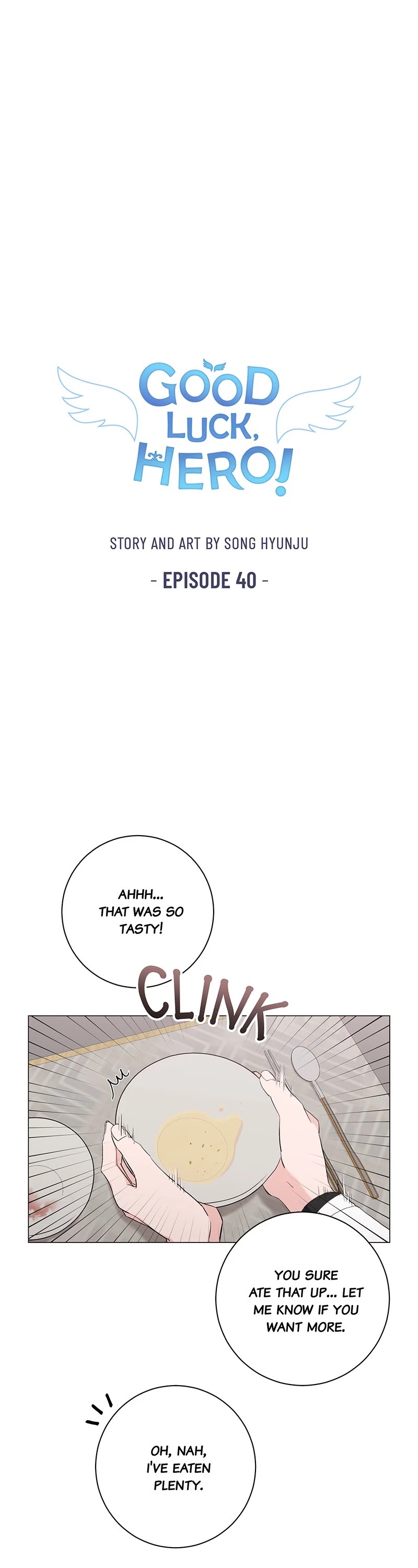 Good Luck, Hero! Chapter 40 page 1 - Chapter 40: Episode 40
