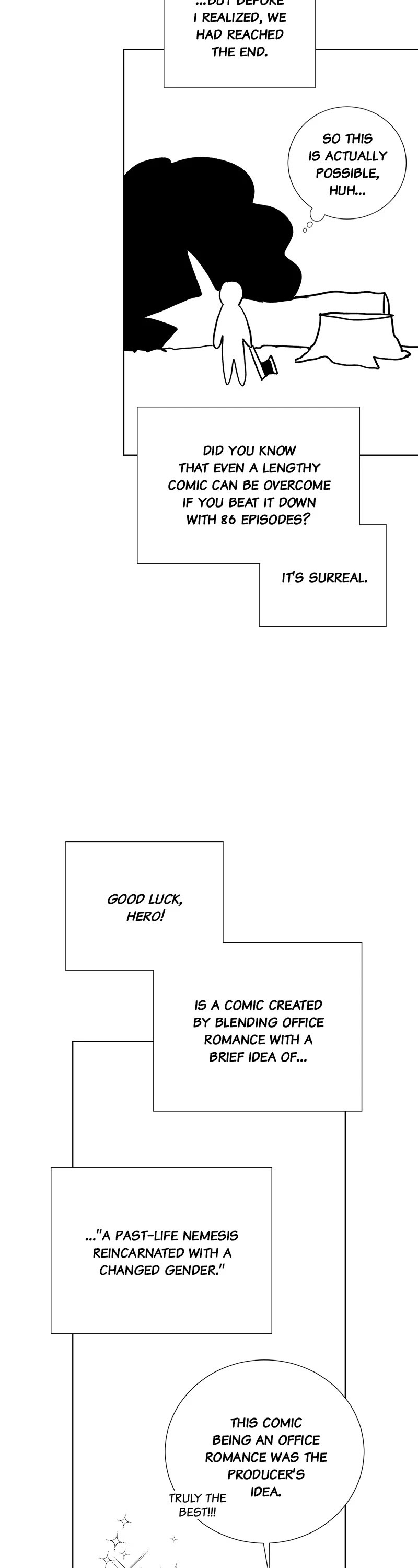Good Luck, Hero! Chapter 87 page 2 - Chapter 87: Afterword [END]