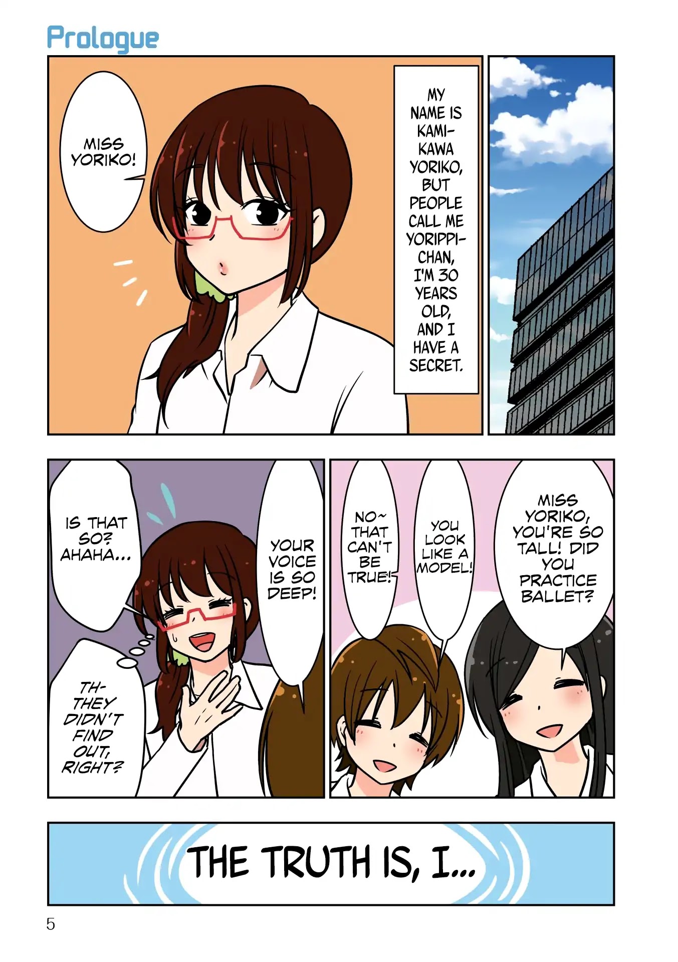 Goodbye Chinchin Welcome Manman (I Wanted to Be an Office Lady so I Had SRS) Chapter 0 page 5 - Chapter 0: Prologue