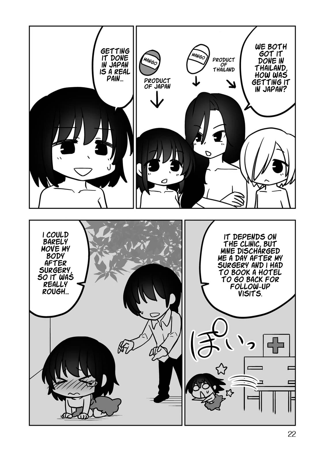 Goodbye Chinchin Welcome Manman (I Wanted to Be an Office Lady so I Had SRS) Chapter 1 page 13 - Chapter 1: How to Get a Sex Change (Girls' Night at the Love Hotel)