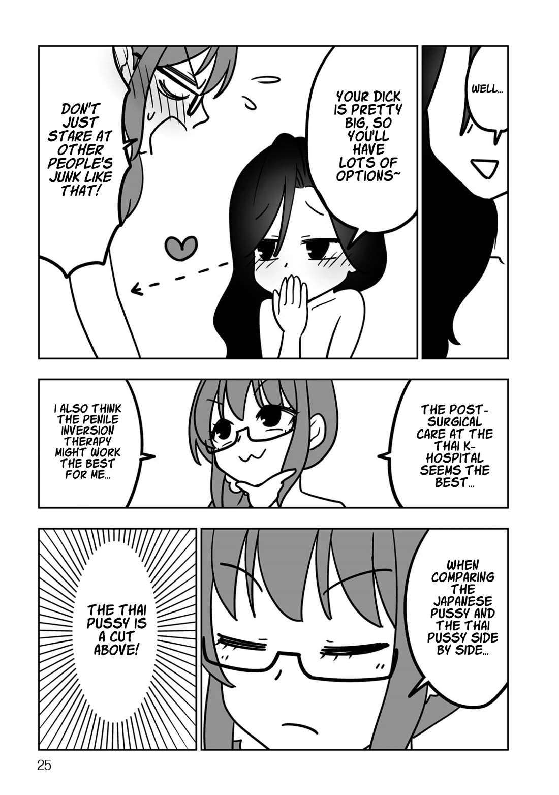 Goodbye Chinchin Welcome Manman (I Wanted to Be an Office Lady so I Had SRS) Chapter 1 page 16 - Chapter 1: How to Get a Sex Change (Girls' Night at the Love Hotel)