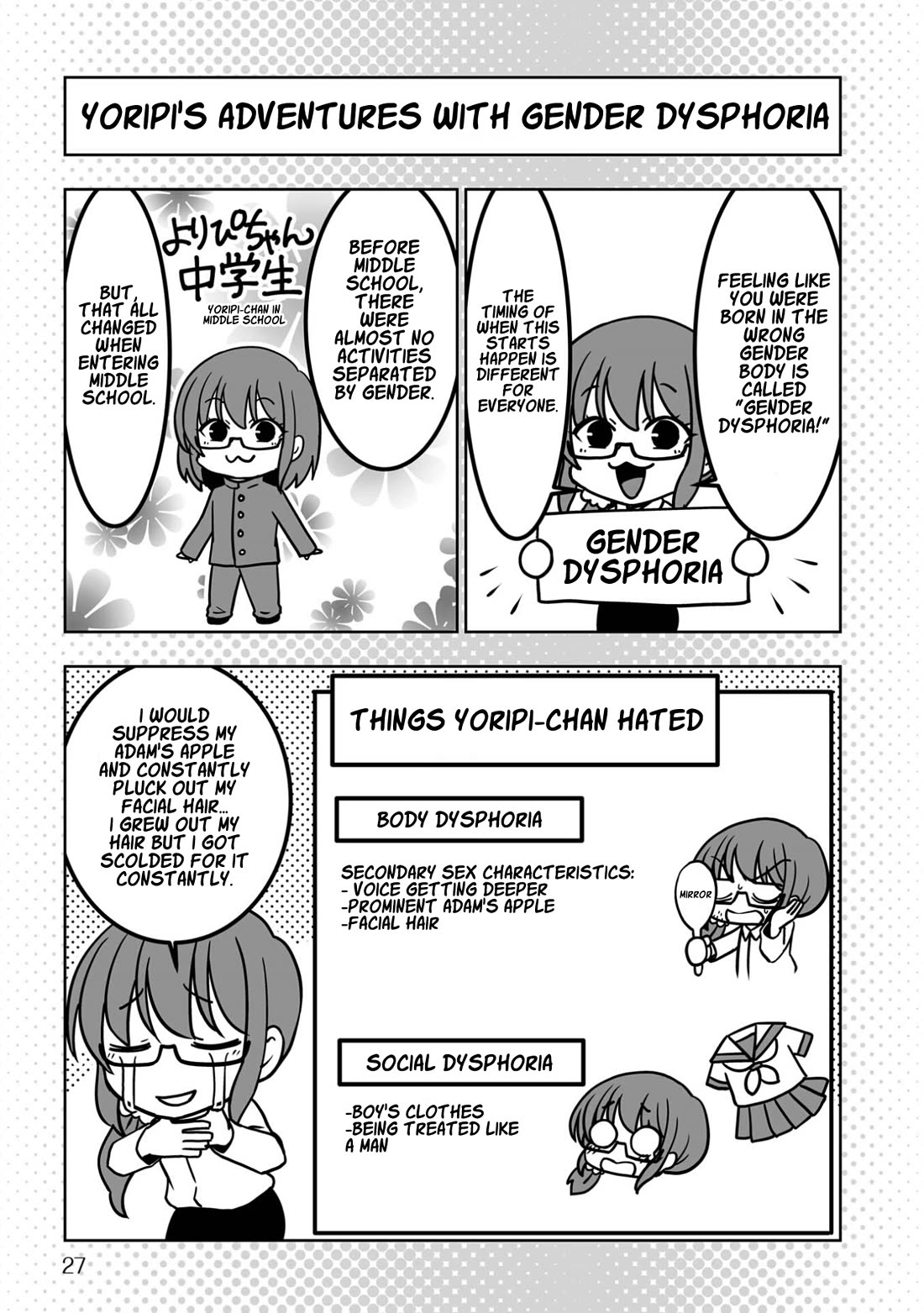 Goodbye Chinchin Welcome Manman (I Wanted to Be an Office Lady so I Had SRS) Chapter 1 page 18 - Chapter 1: How to Get a Sex Change (Girls' Night at the Love Hotel)