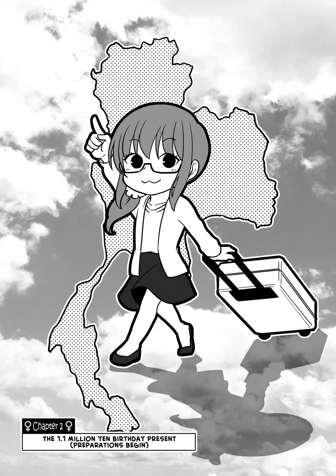 Goodbye Chinchin Welcome Manman (I Wanted to Be an Office Lady so I Had SRS) Chapter 2 page 1 - Chapter 2: The 1.1 Million Yen Birthday Present (Preparations Begin)