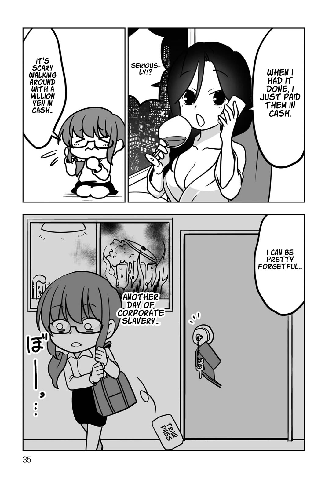 Goodbye Chinchin Welcome Manman (I Wanted to Be an Office Lady so I Had SRS) Chapter 2 page 7 - Chapter 2: The 1.1 Million Yen Birthday Present (Preparations Begin)