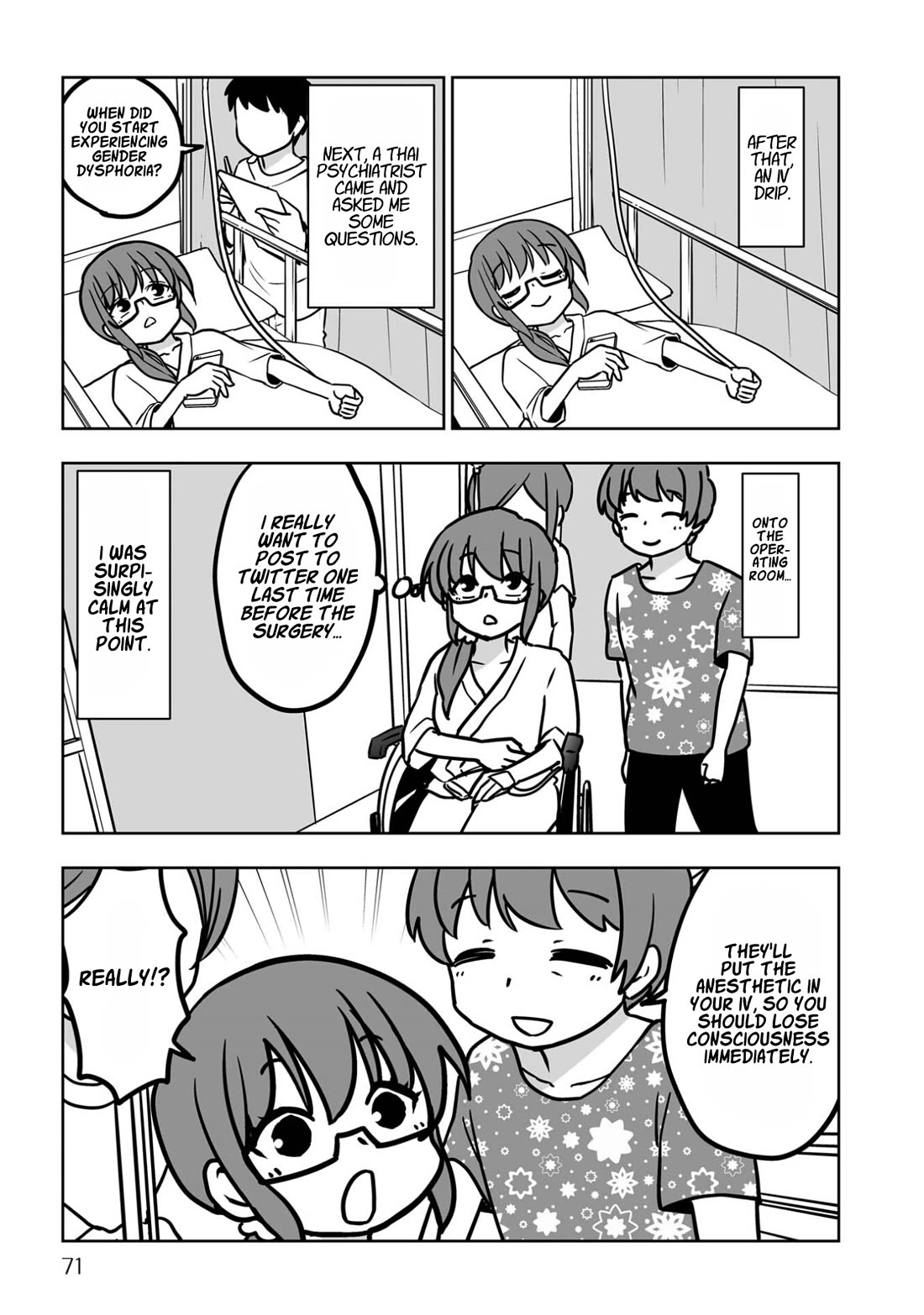 Goodbye Chinchin Welcome Manman (I Wanted to Be an Office Lady so I Had SRS) Chapter 3 page 19 - Chapter 3: Humiliation Play!? Agonies During Surgery Prep!