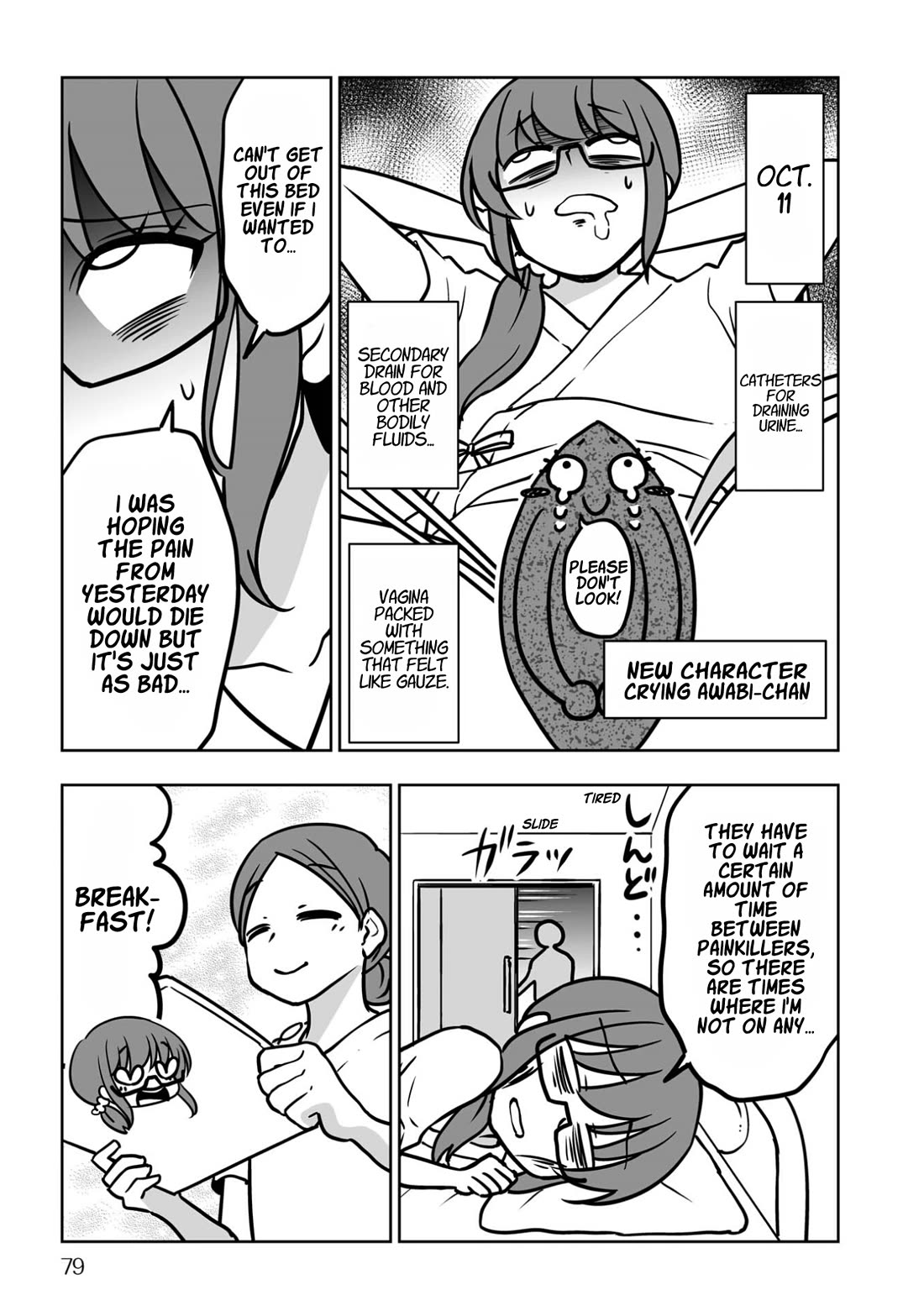 Goodbye Chinchin Welcome Manman (I Wanted to Be an Office Lady so I Had SRS) Chapter 4 page 5 - Chapter 4: Sudden Appearance of the Patchwork Pussy! (Post-Surgery and Discharge)