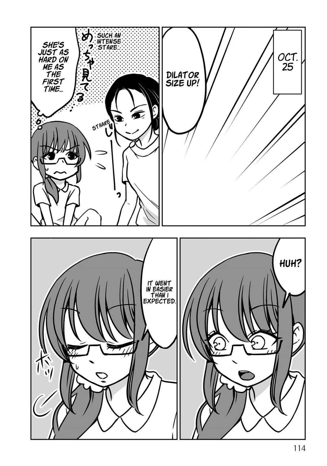 Goodbye Chinchin Welcome Manman (I Wanted to Be an Office Lady so I Had SRS) Chapter 5 page 18 - Chapter 5: Tour Through Dilation Hell! (Discharge and Returning Home)
