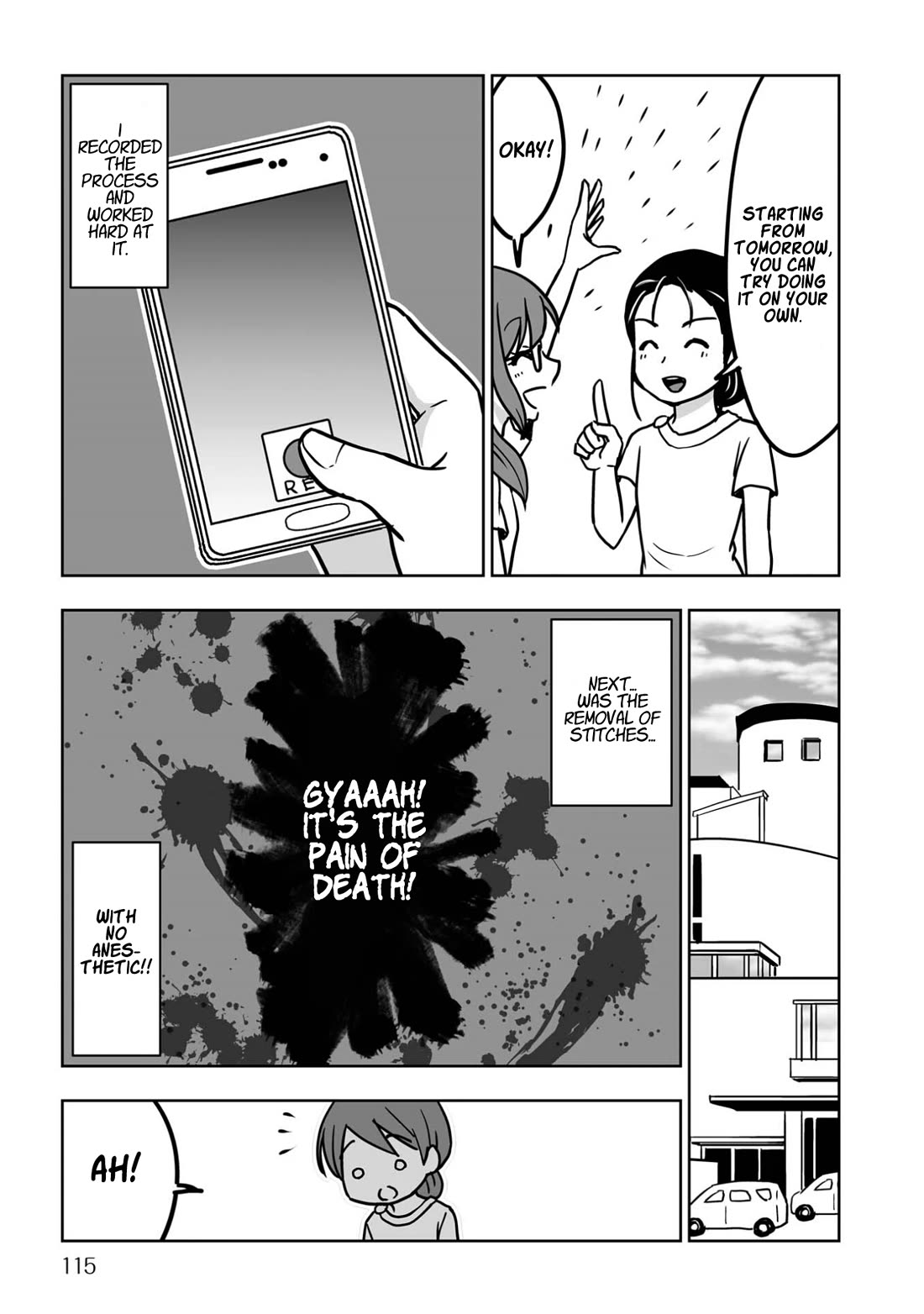 Goodbye Chinchin Welcome Manman (I Wanted to Be an Office Lady so I Had SRS) Chapter 5 page 19 - Chapter 5: Tour Through Dilation Hell! (Discharge and Returning Home)