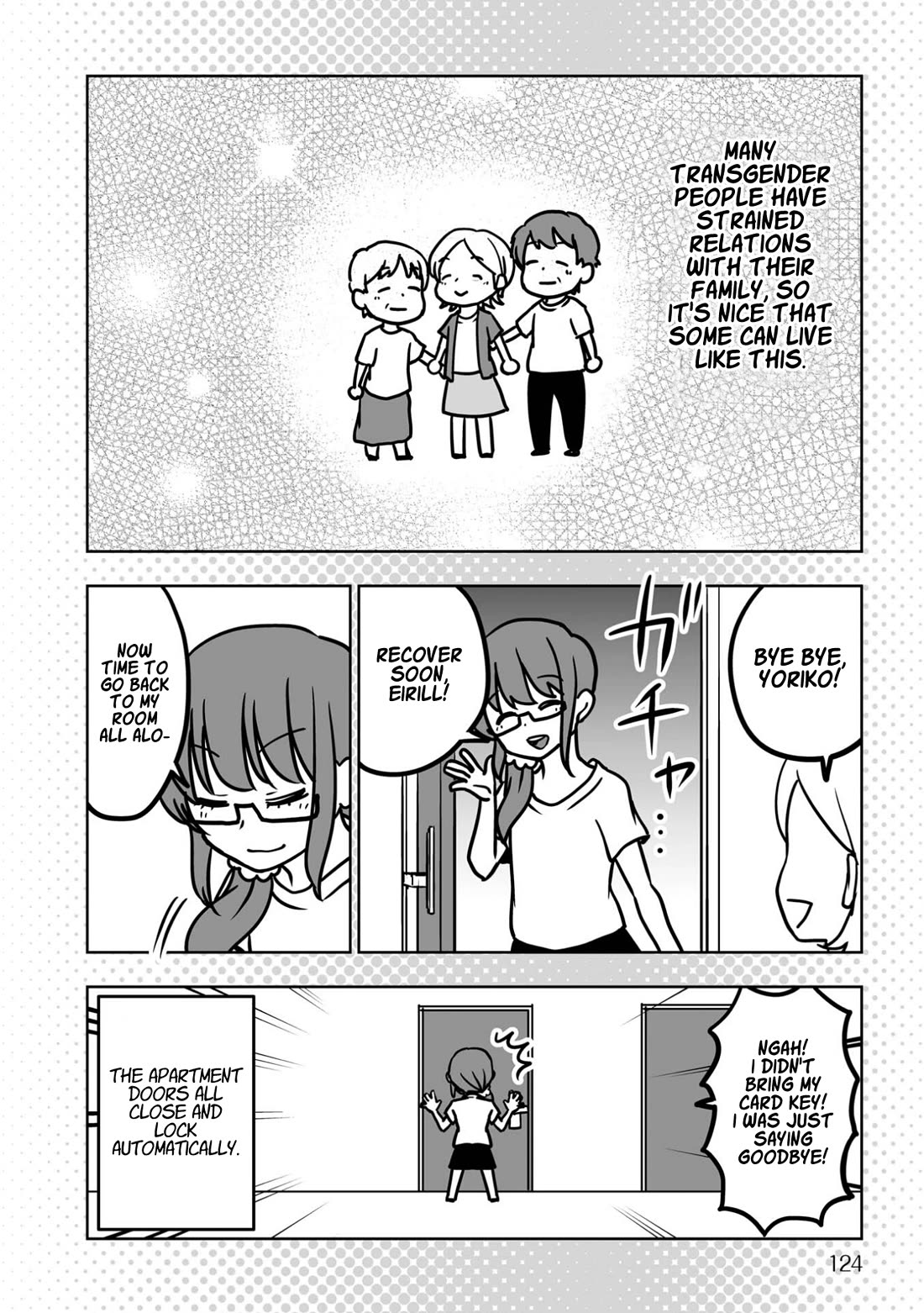Goodbye Chinchin Welcome Manman (I Wanted to Be an Office Lady so I Had SRS) Chapter 5 page 28 - Chapter 5: Tour Through Dilation Hell! (Discharge and Returning Home)