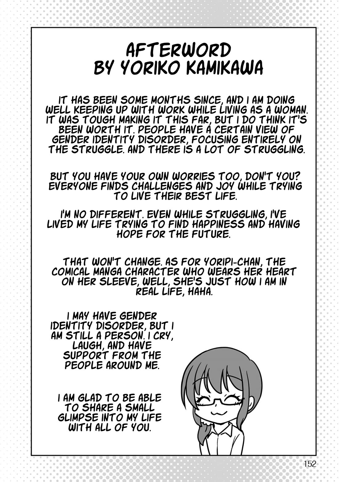 Goodbye Chinchin Welcome Manman (I Wanted to Be an Office Lady so I Had SRS) Chapter 6 page 23 - Chapter 6: Becoming Yoriko Kamikawa, the OL! (Returning Home) [END]