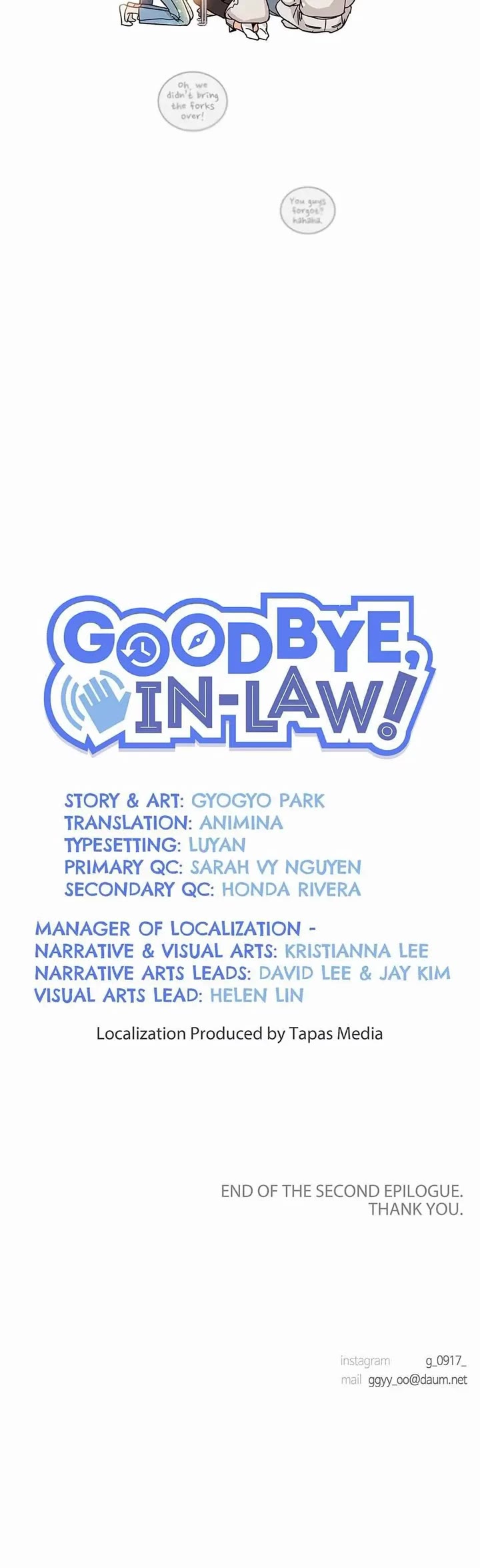 Goodbye, In-law! Chapter 75 page 30 - Chapter 75: Extra - The Secret's Out! [END]