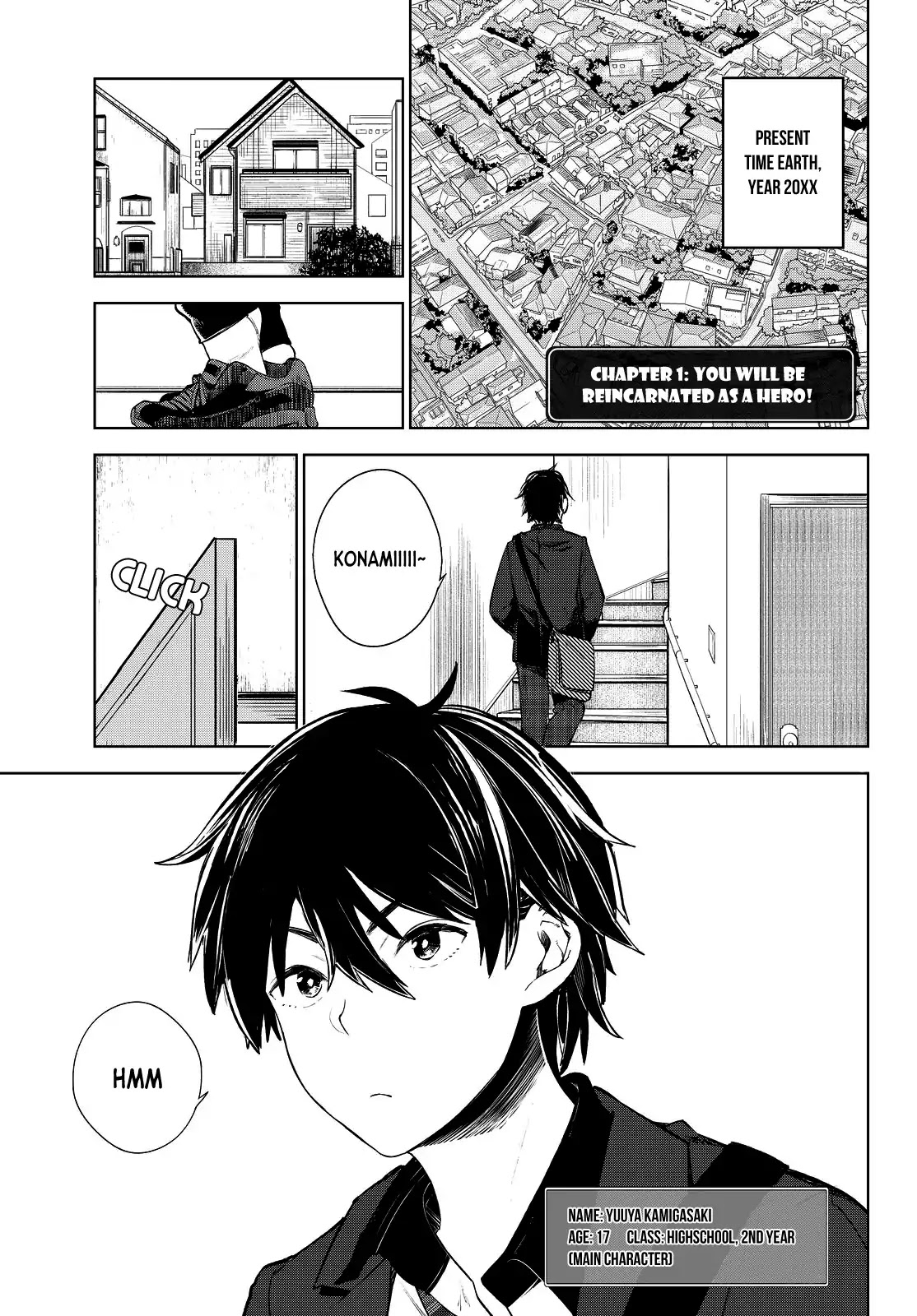 Goodbye Isekai Tensei Chapter 1 page 5 - Chapter 1: You will be reincarnated as a hero!
