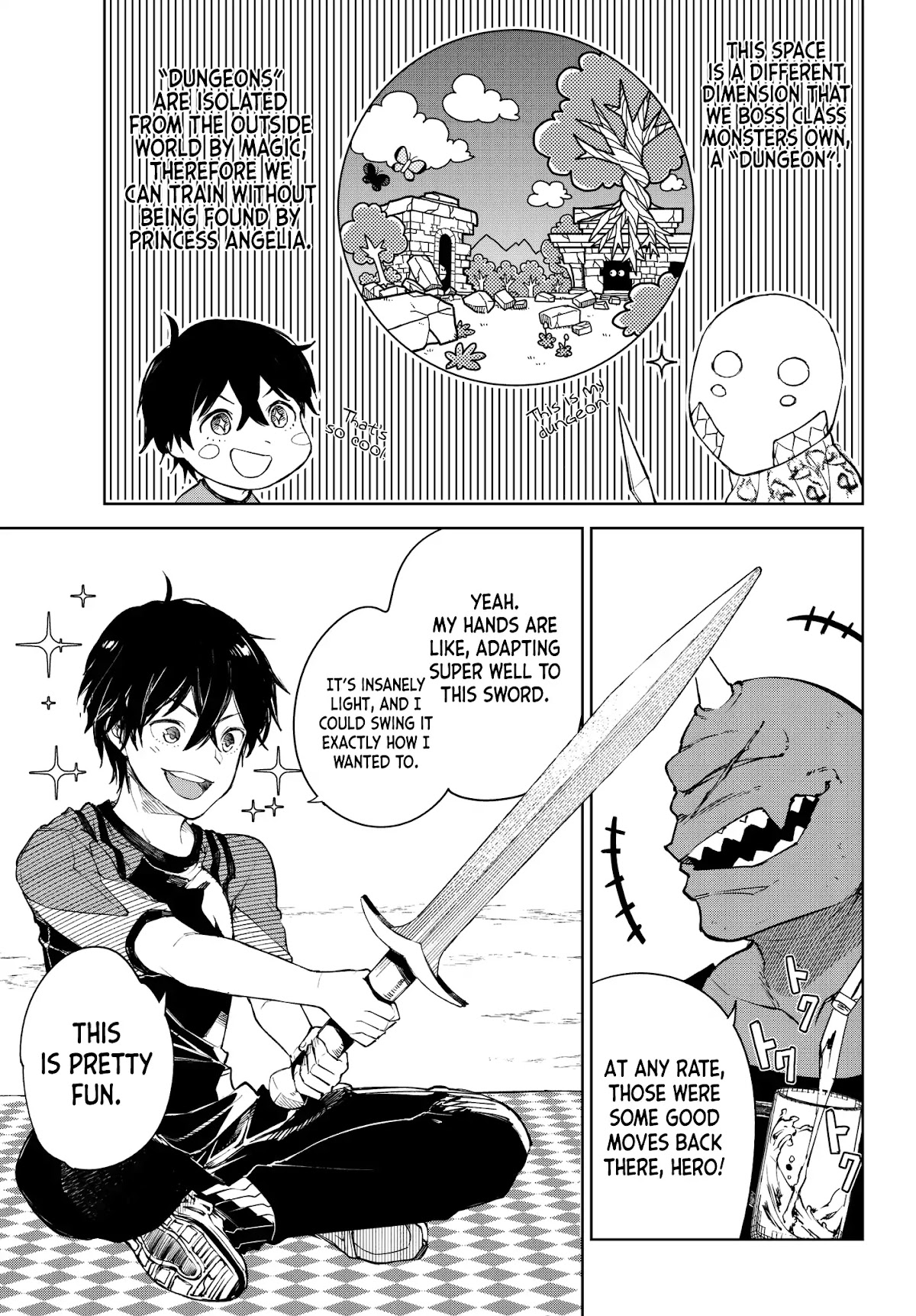 Goodbye Isekai Tensei Chapter 6 page 15 - Chapter 6: That is the hero's status.