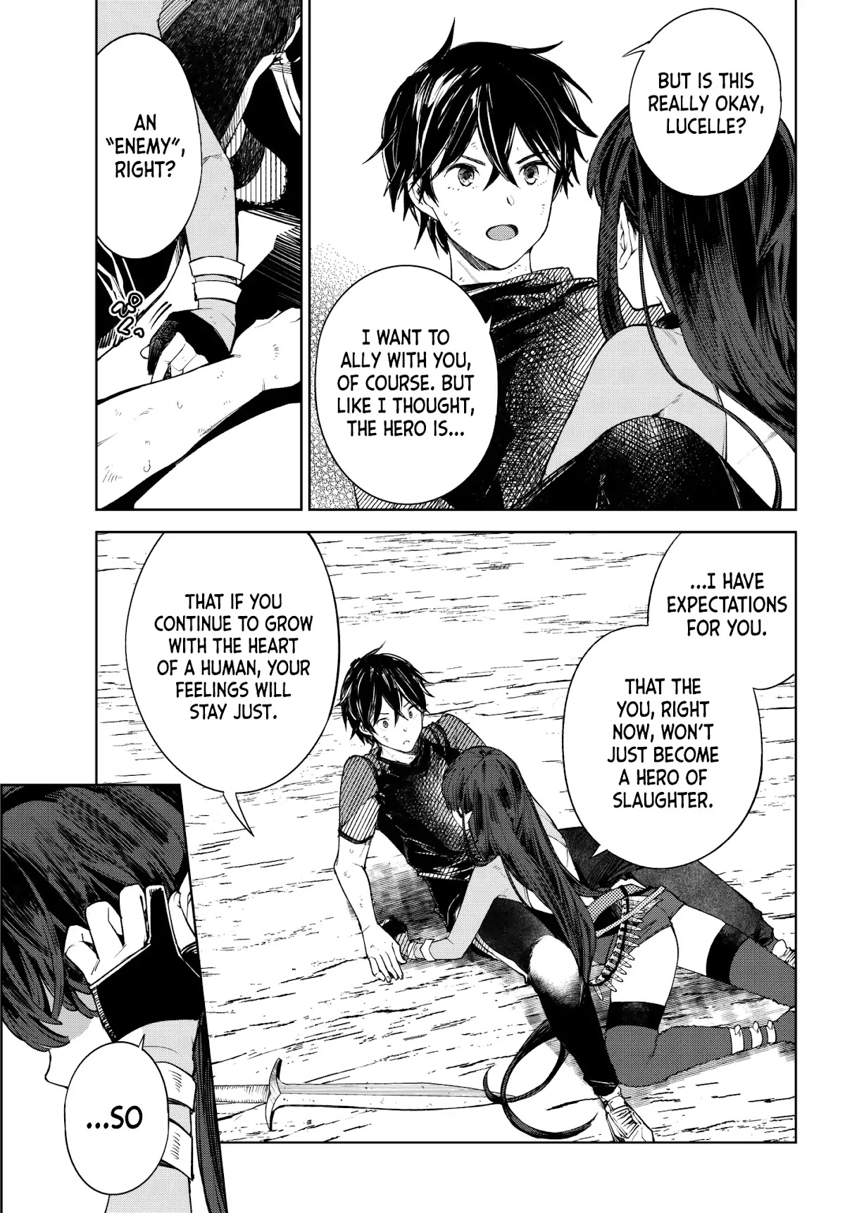 Goodbye Isekai Tensei Chapter 6 page 29 - Chapter 6: That is the hero's status.