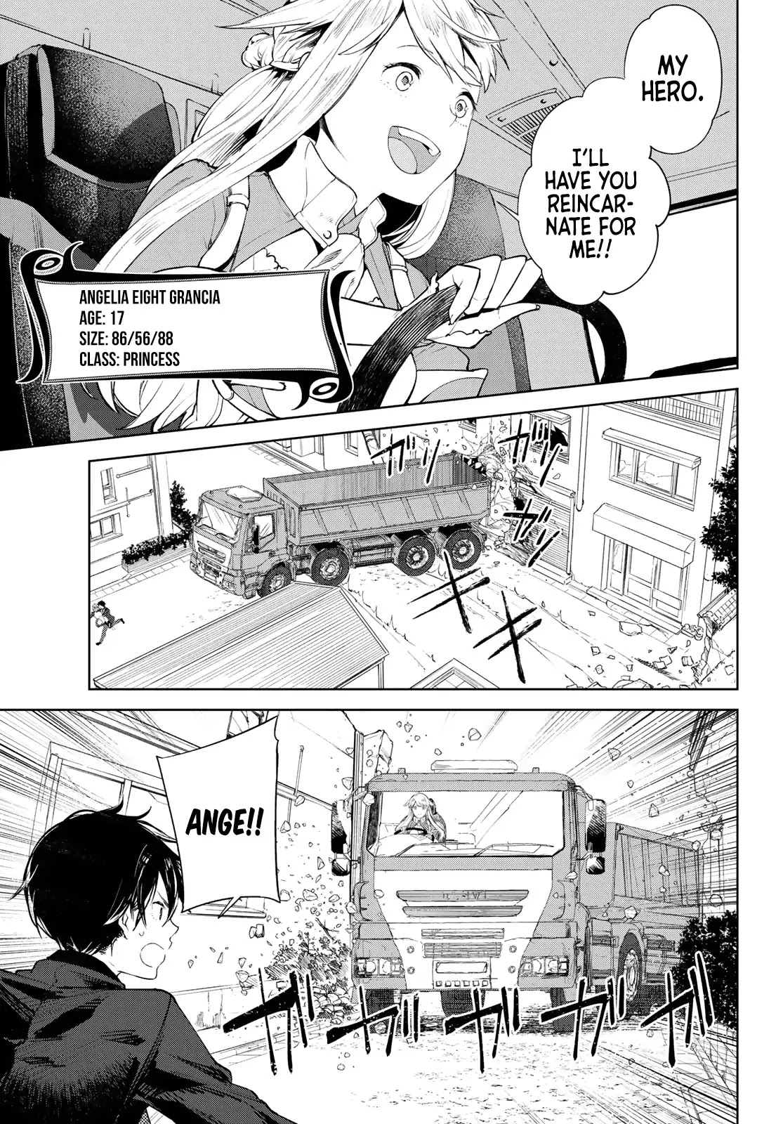 Goodbye Isekai Tensei Chapter 8 page 23 - Chapter 8: “I can no longer kill the hero with a truck, I guess.”
