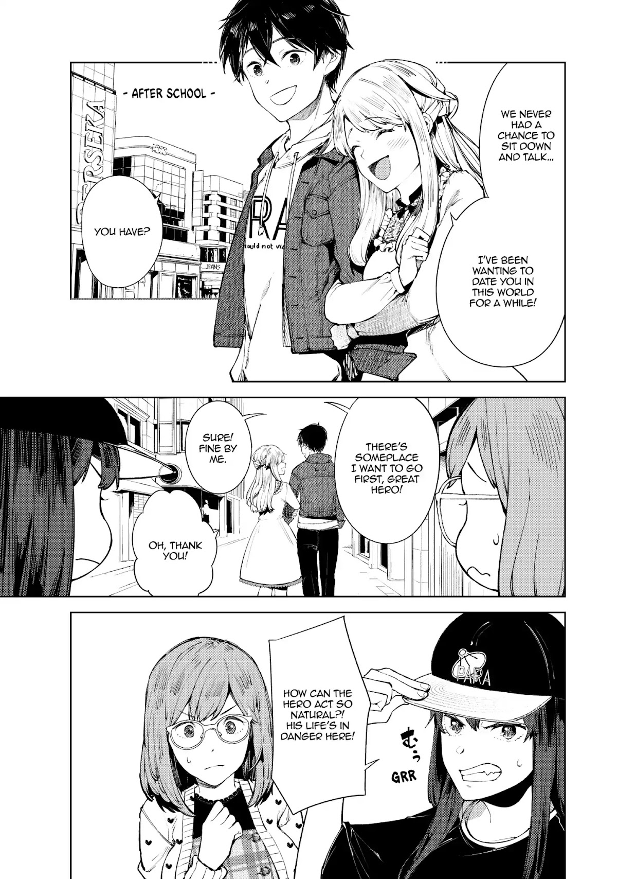 Goodbye Isekai Tensei Chapter 9 page 3 - Chapter 9: The Great Hero Is Being Terribly Unfair