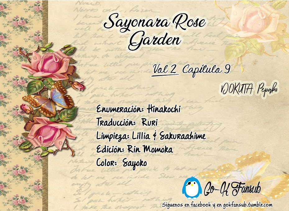 Goodbye, My Rose Garden Chapter 9 page 1 - Chapter 9: The trace of the pen crossed the sea