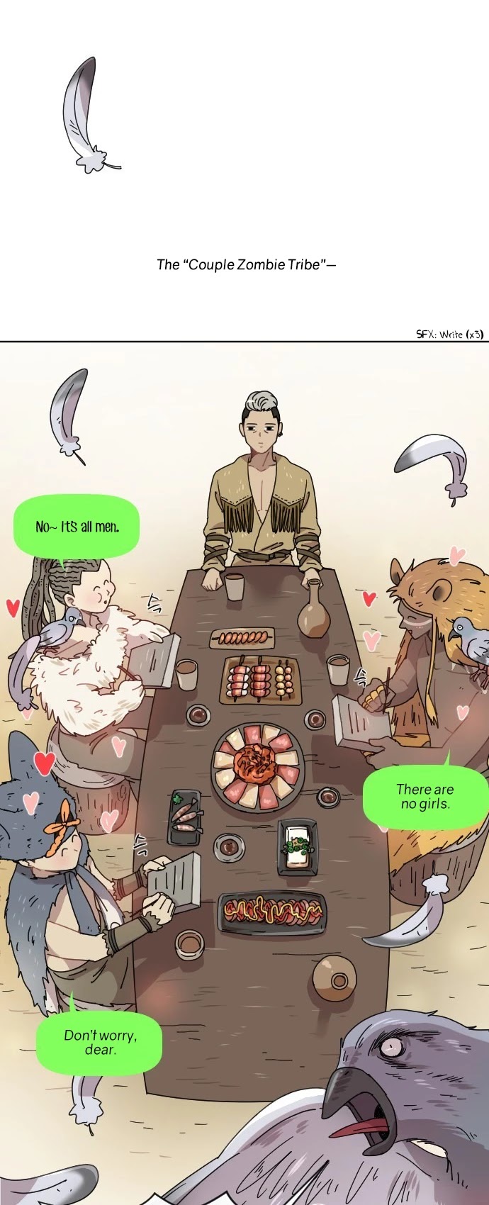 Googookaka Chapter 12 page 5 - Chapter 12: Couple Zombie Tribe