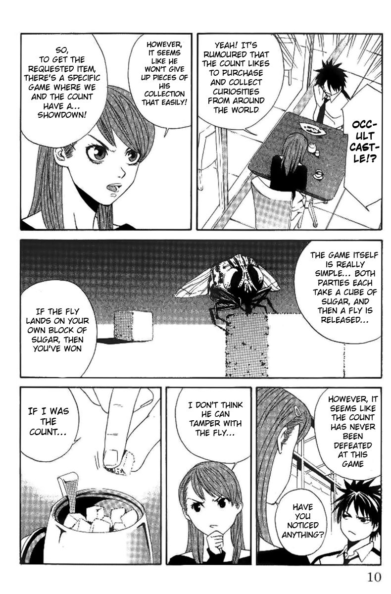 Gordian Knot Chapter 8 page 9 - Chapter 8 : MISSION 8: The Housefly and The Sugar Cube