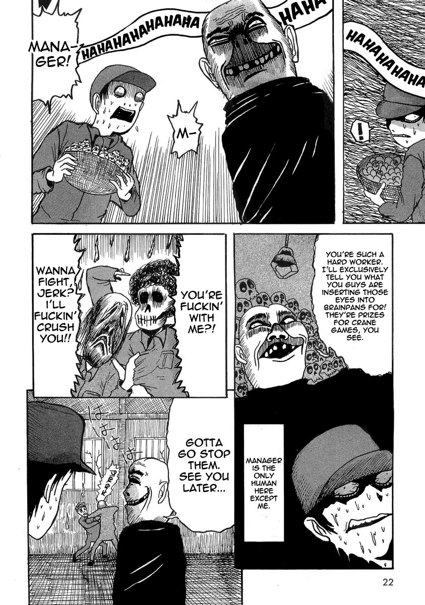 Gosh! Obake ga Boku wo Penpen Naguru! Chapter 2 page 13 - Chapter 2 : Insert the Eyes into Those Brainpans!