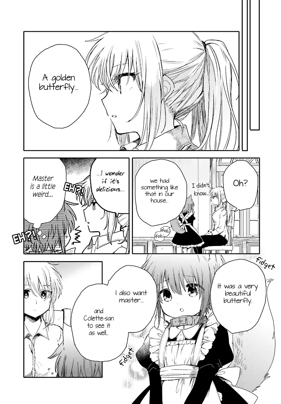 Goshujin-sama to Kemonomimi no Shoujo Meru Chapter 1 page 14 - Chapter 1: Golden Butterfly