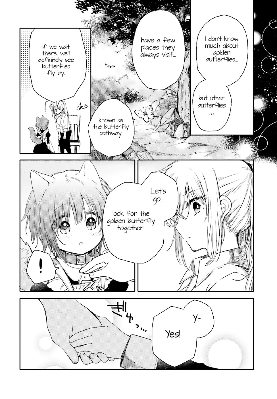 Goshujin-sama to Kemonomimi no Shoujo Meru Chapter 1 page 15 - Chapter 1: Golden Butterfly