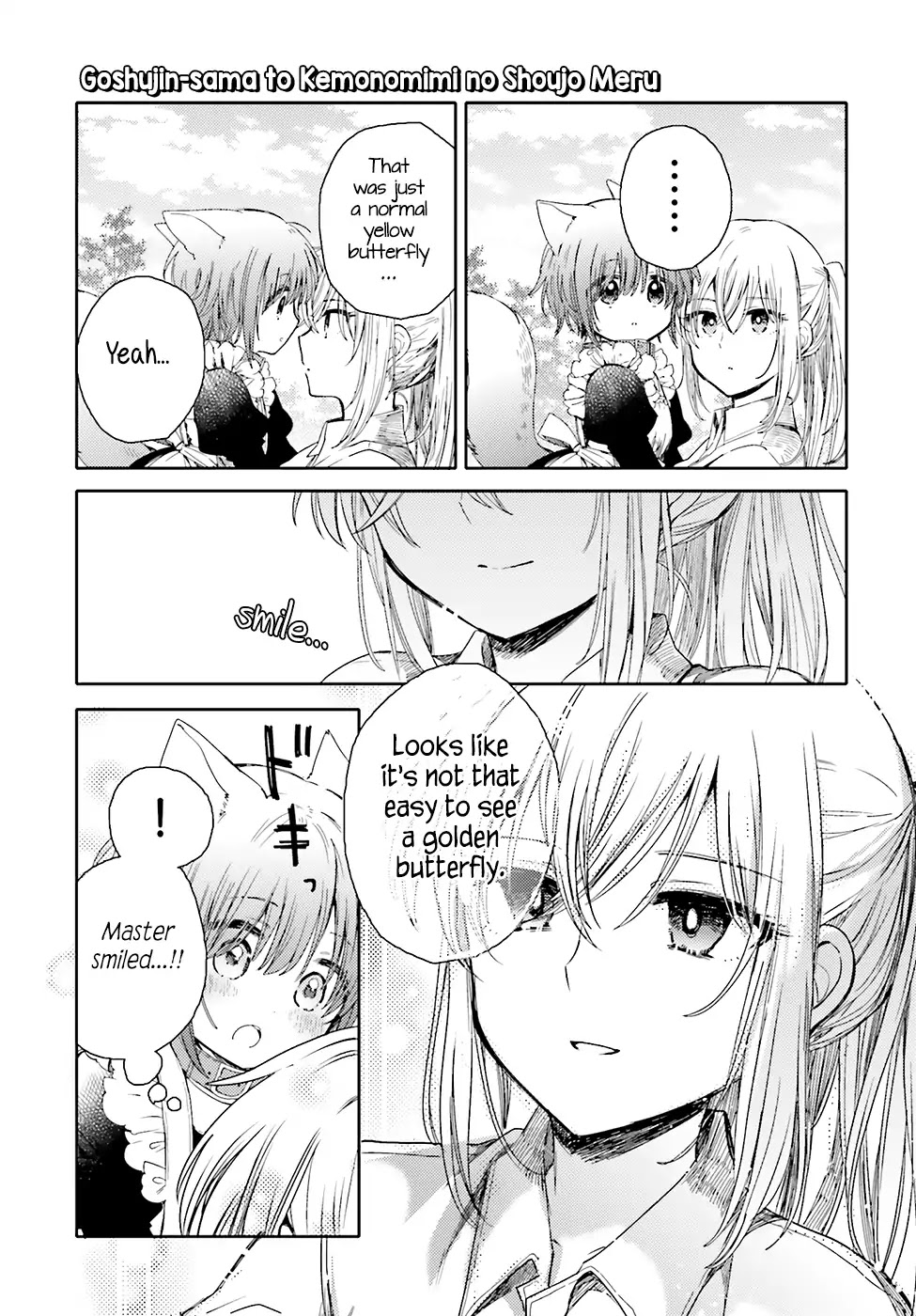 Goshujin-sama to Kemonomimi no Shoujo Meru Chapter 1 page 20 - Chapter 1: Golden Butterfly