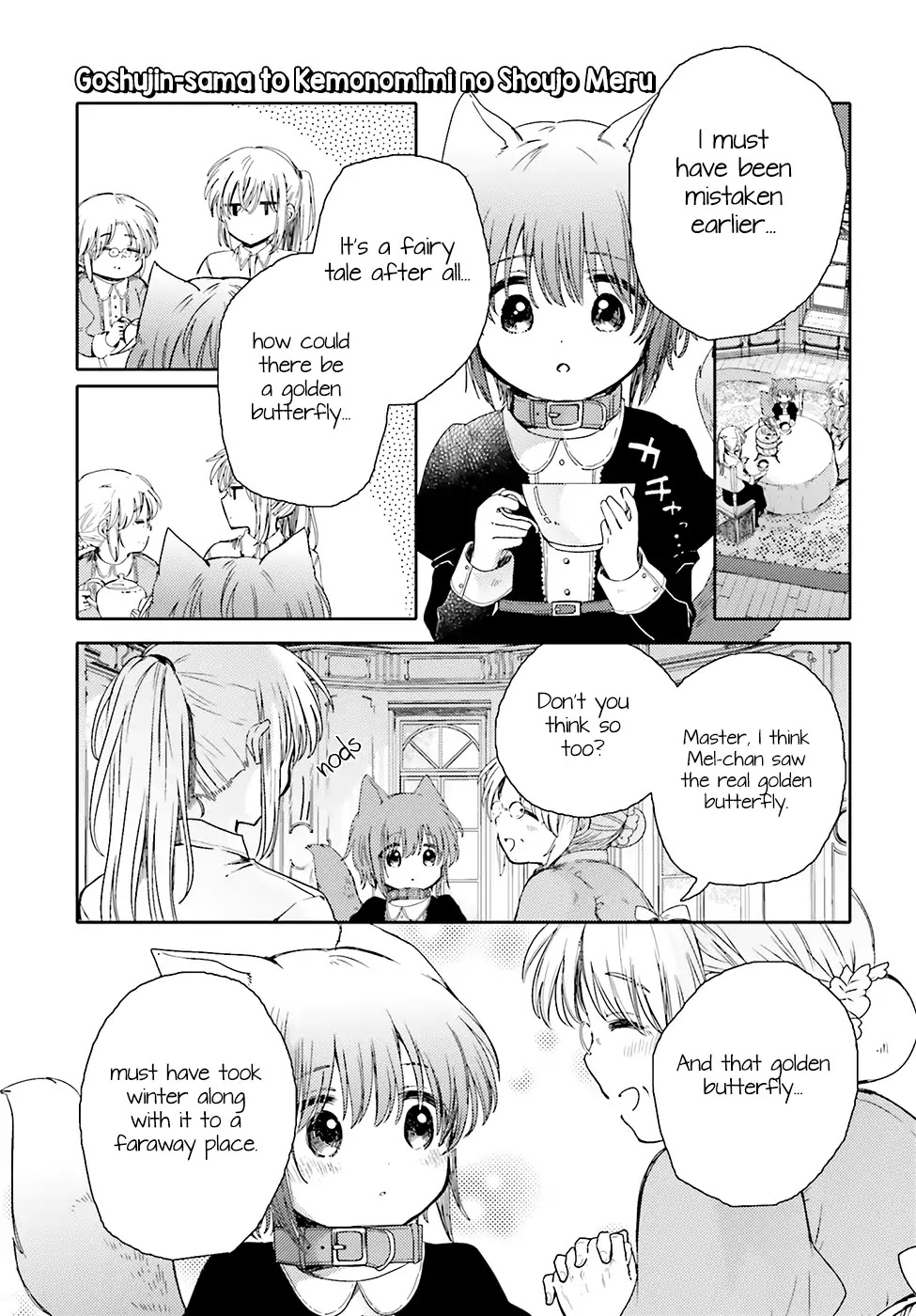 Goshujin-sama to Kemonomimi no Shoujo Meru Chapter 1 page 22 - Chapter 1: Golden Butterfly