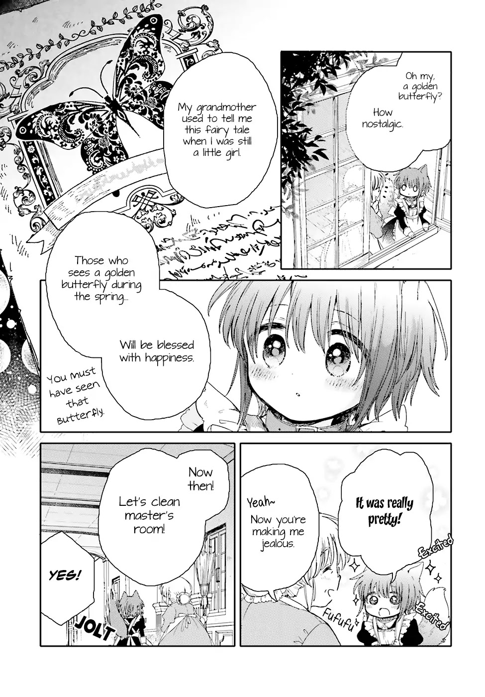 Goshujin-sama to Kemonomimi no Shoujo Meru Chapter 1 page 8 - Chapter 1: Golden Butterfly