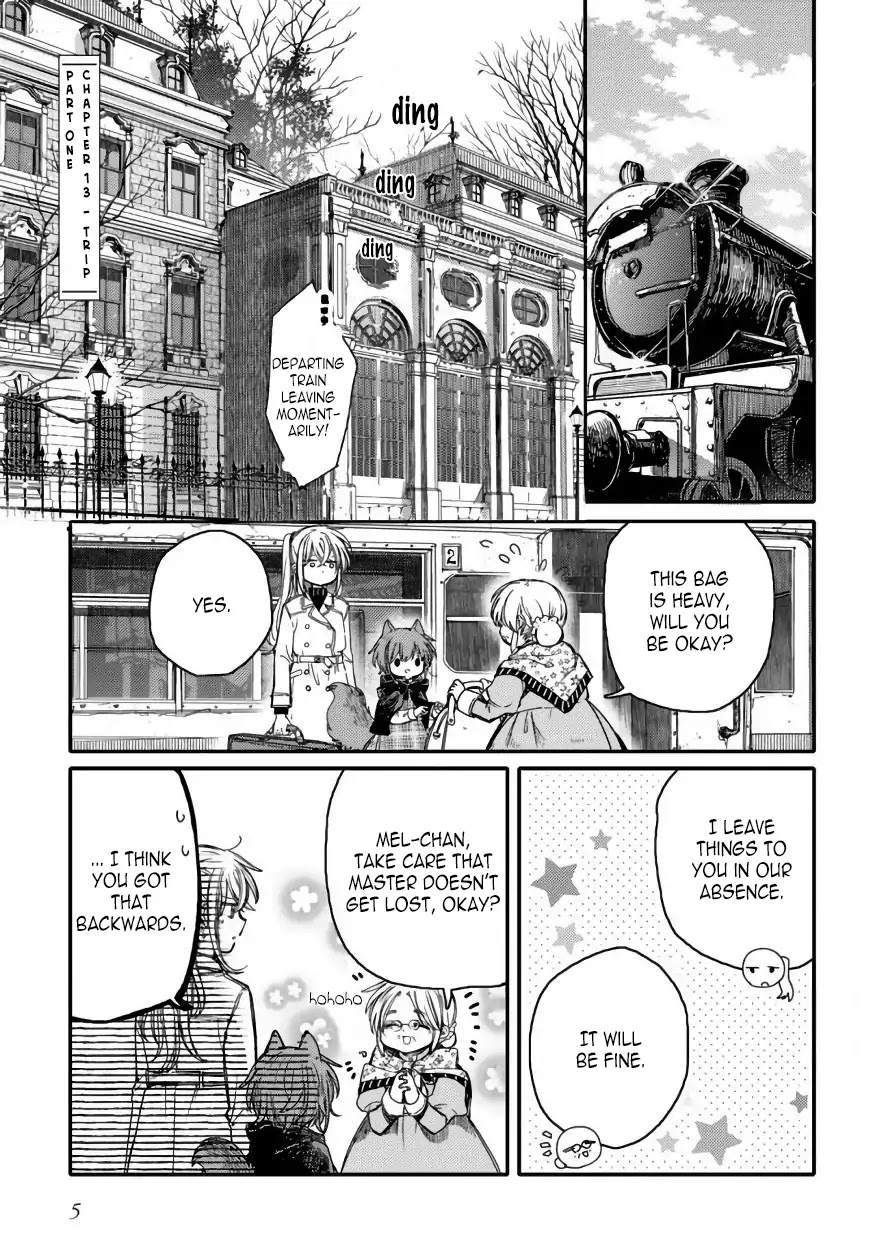 Goshujin-sama to Kemonomimi no Shoujo Meru Chapter 13 page 4 - Chapter 13: Trip - Part 1