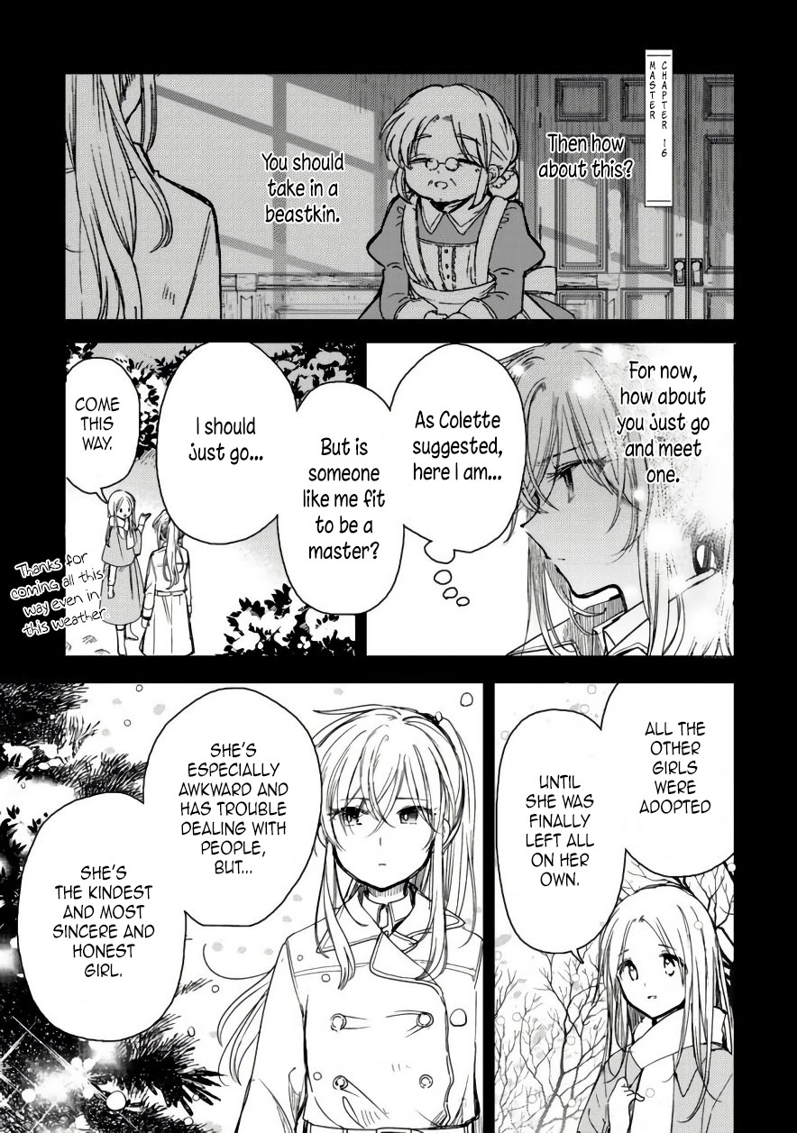 Goshujin-sama to Kemonomimi no Shoujo Meru Chapter 16 page 2 - Chapter 16: Master