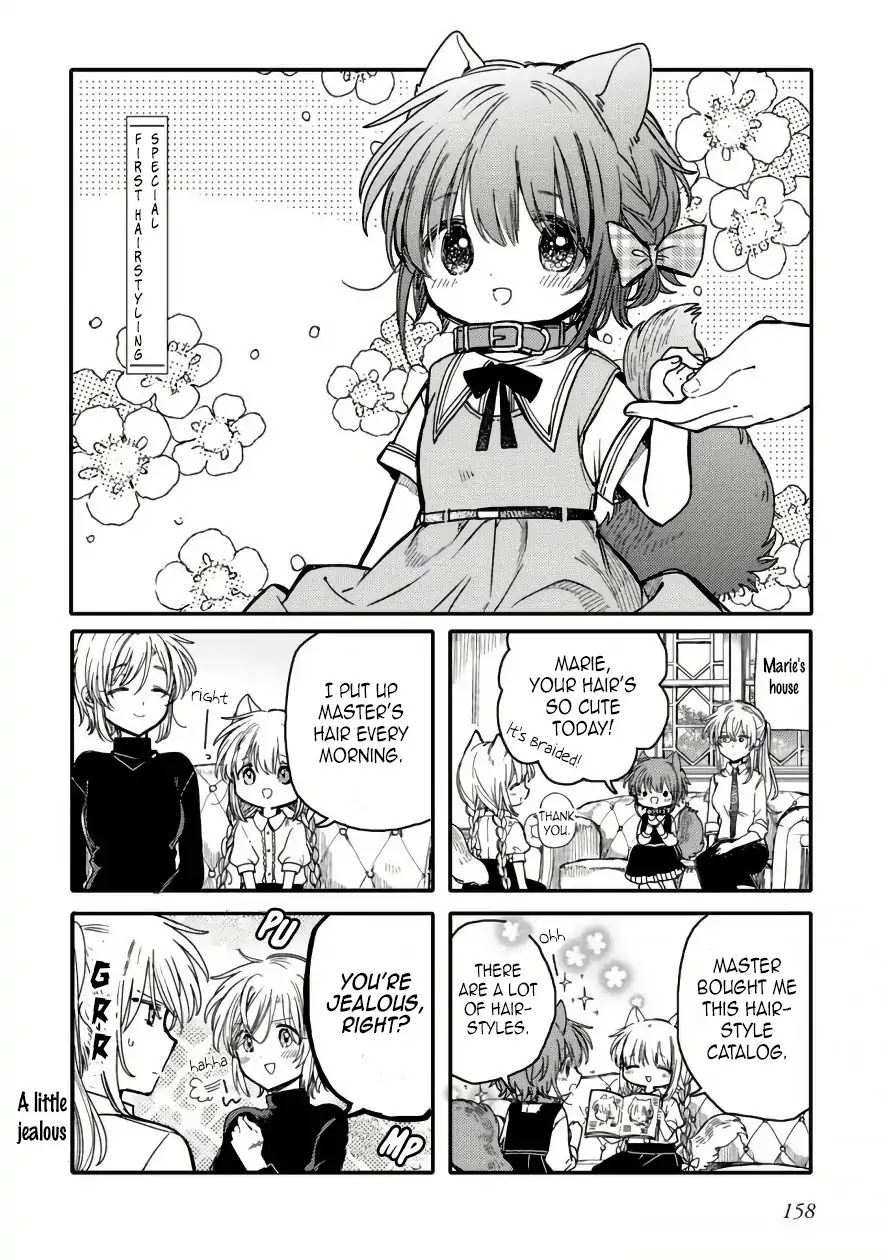 Goshujin-sama to Kemonomimi no Shoujo Meru Chapter 17.5 page 1 - Chapter 17.5: First Hairstyling