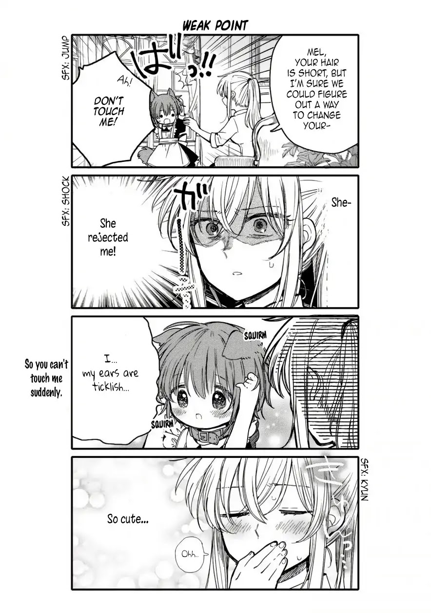 Goshujin-sama to Kemonomimi no Shoujo Meru Chapter 17.5 page 3 - Chapter 17.5: First Hairstyling