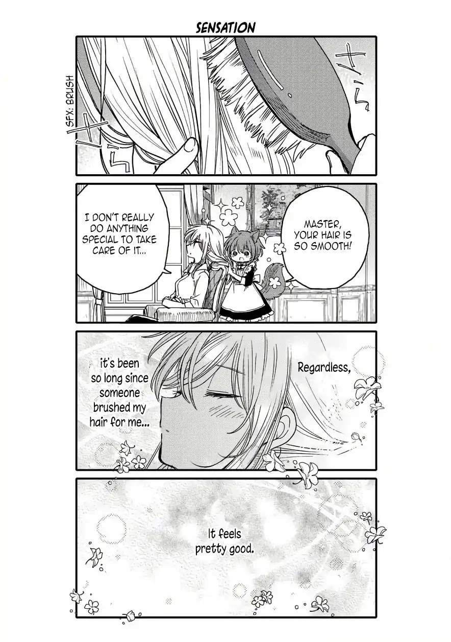 Goshujin-sama to Kemonomimi no Shoujo Meru Chapter 17.5 page 4 - Chapter 17.5: First Hairstyling