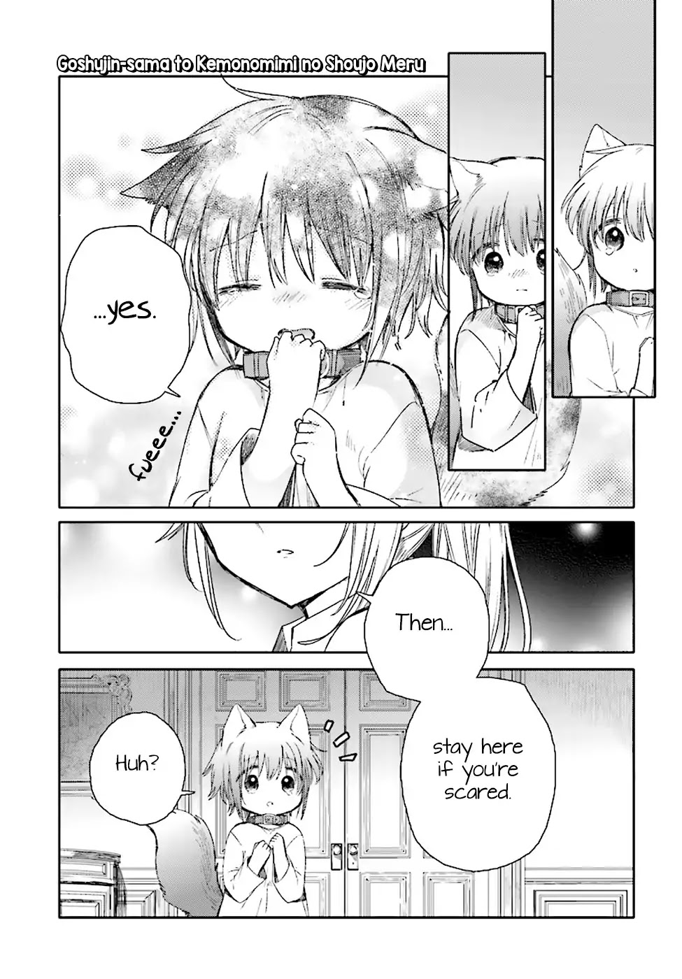 Goshujin-sama to Kemonomimi no Shoujo Meru Chapter 2 page 11 - Chapter 2: A Storming Night