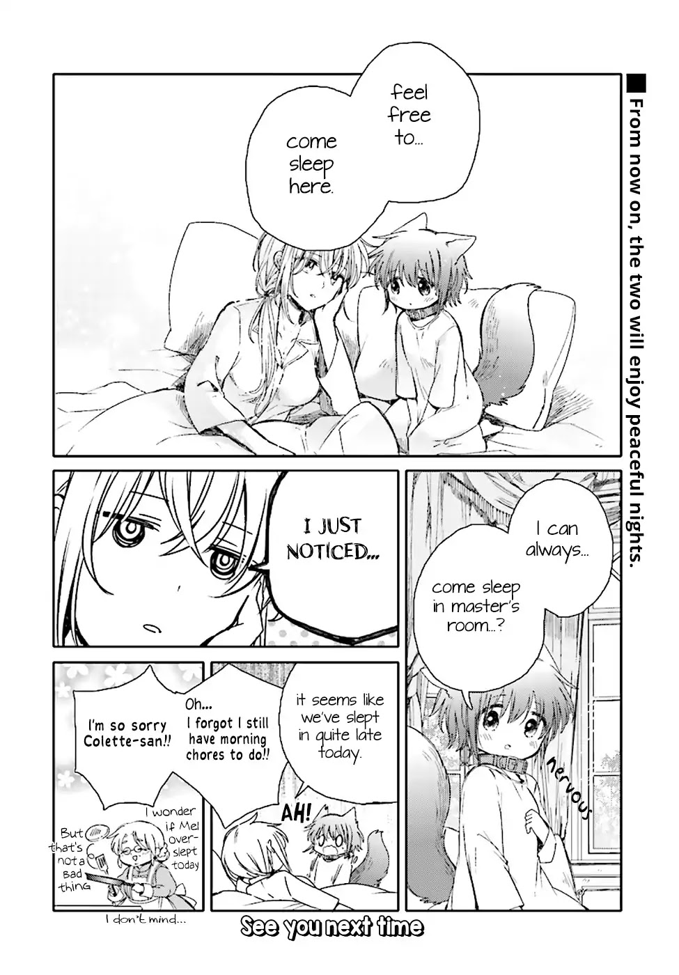 Goshujin-sama to Kemonomimi no Shoujo Meru Chapter 2 page 20 - Chapter 2: A Storming Night