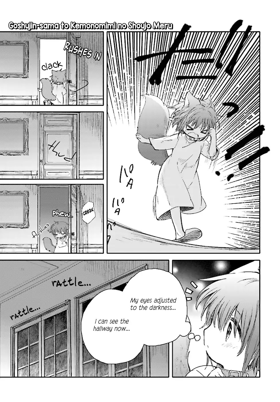 Goshujin-sama to Kemonomimi no Shoujo Meru Chapter 2 page 7 - Chapter 2: A Storming Night