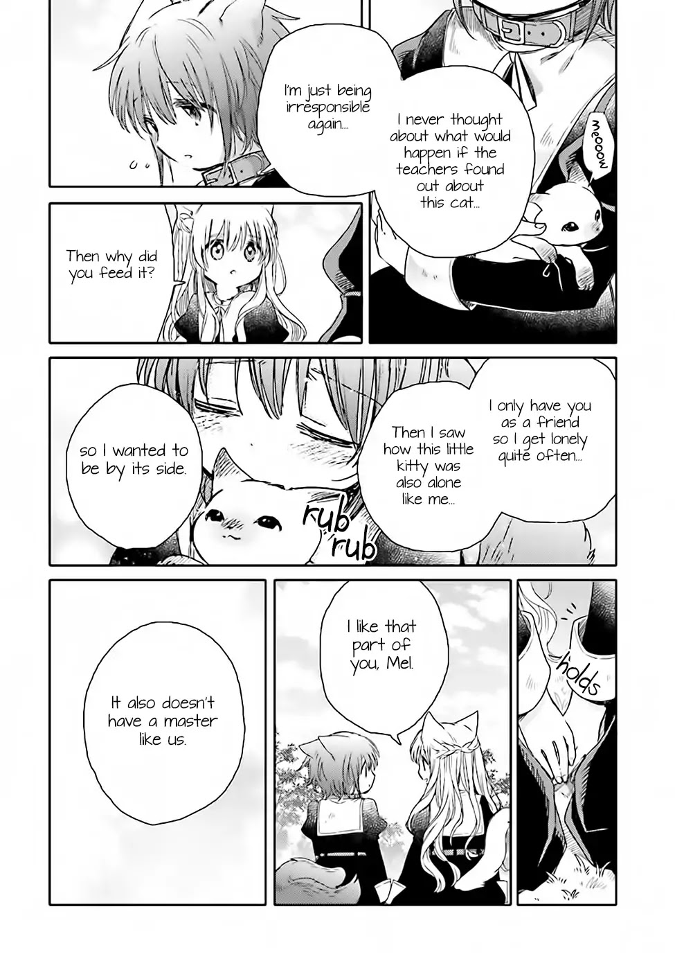 Goshujin-sama to Kemonomimi no Shoujo Meru Chapter 3 page 10 - Chapter 3: Alone