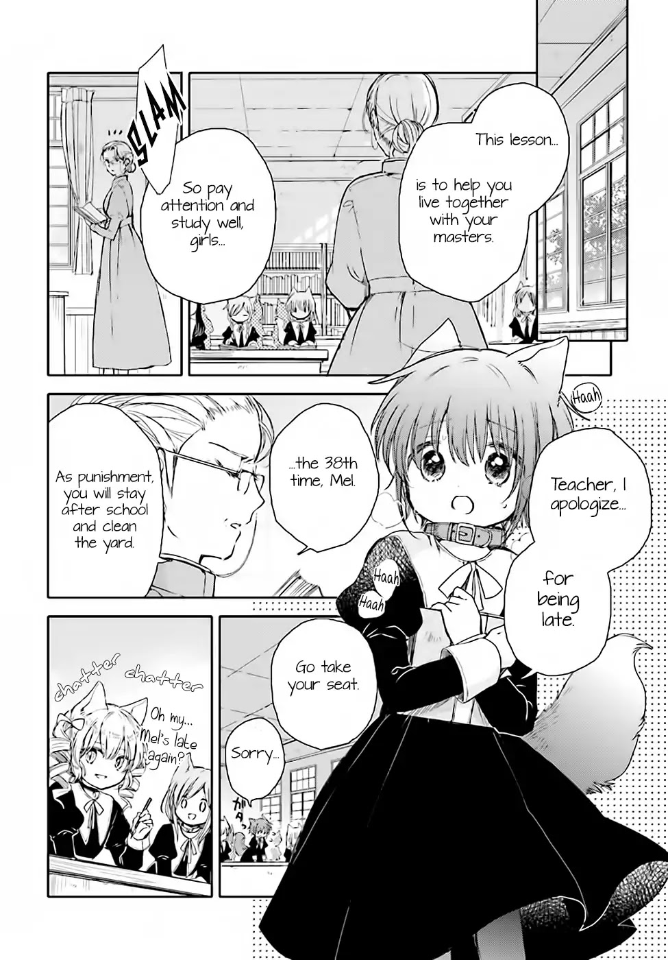 Goshujin-sama to Kemonomimi no Shoujo Meru Chapter 3 page 4 - Chapter 3: Alone