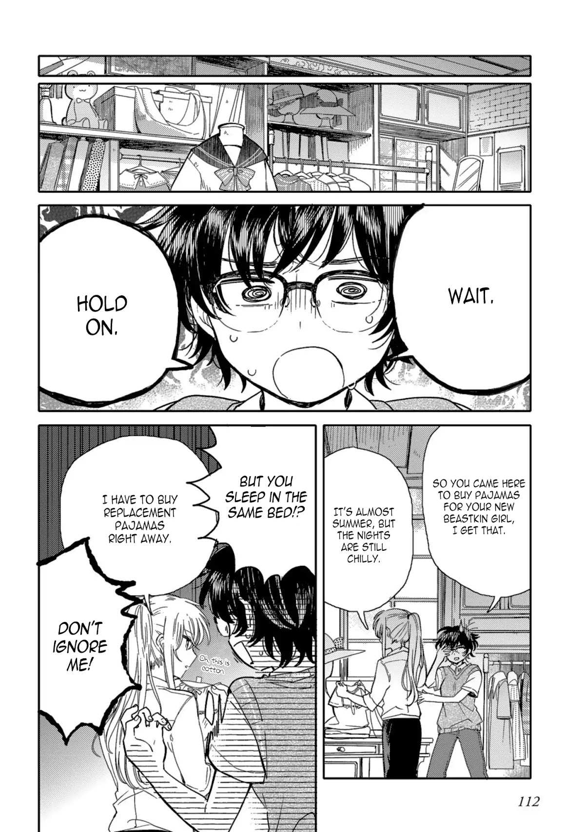 Goshujin-sama to Kemonomimi no Shoujo Meru Chapter 5 page 10 - Chapter 5: Pajamas