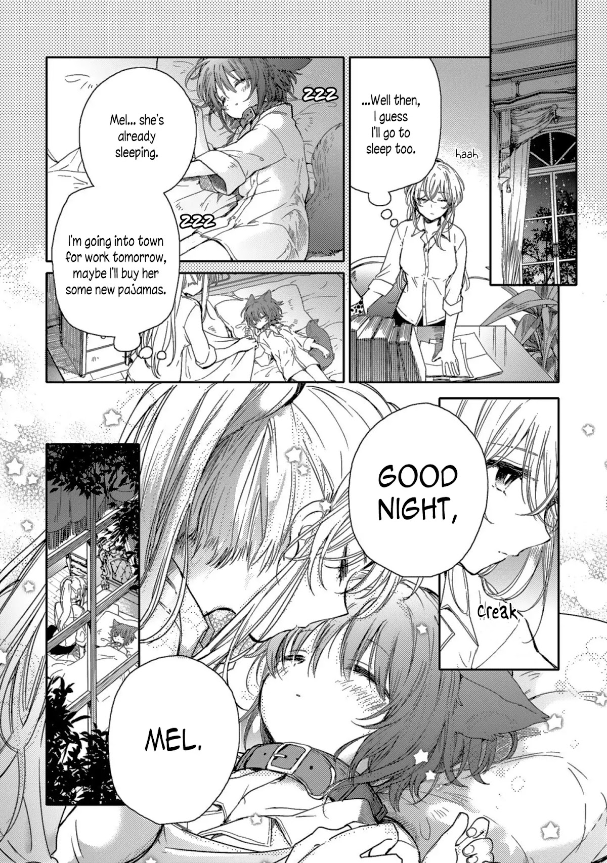 Goshujin-sama to Kemonomimi no Shoujo Meru Chapter 5 page 16 - Chapter 5: Pajamas