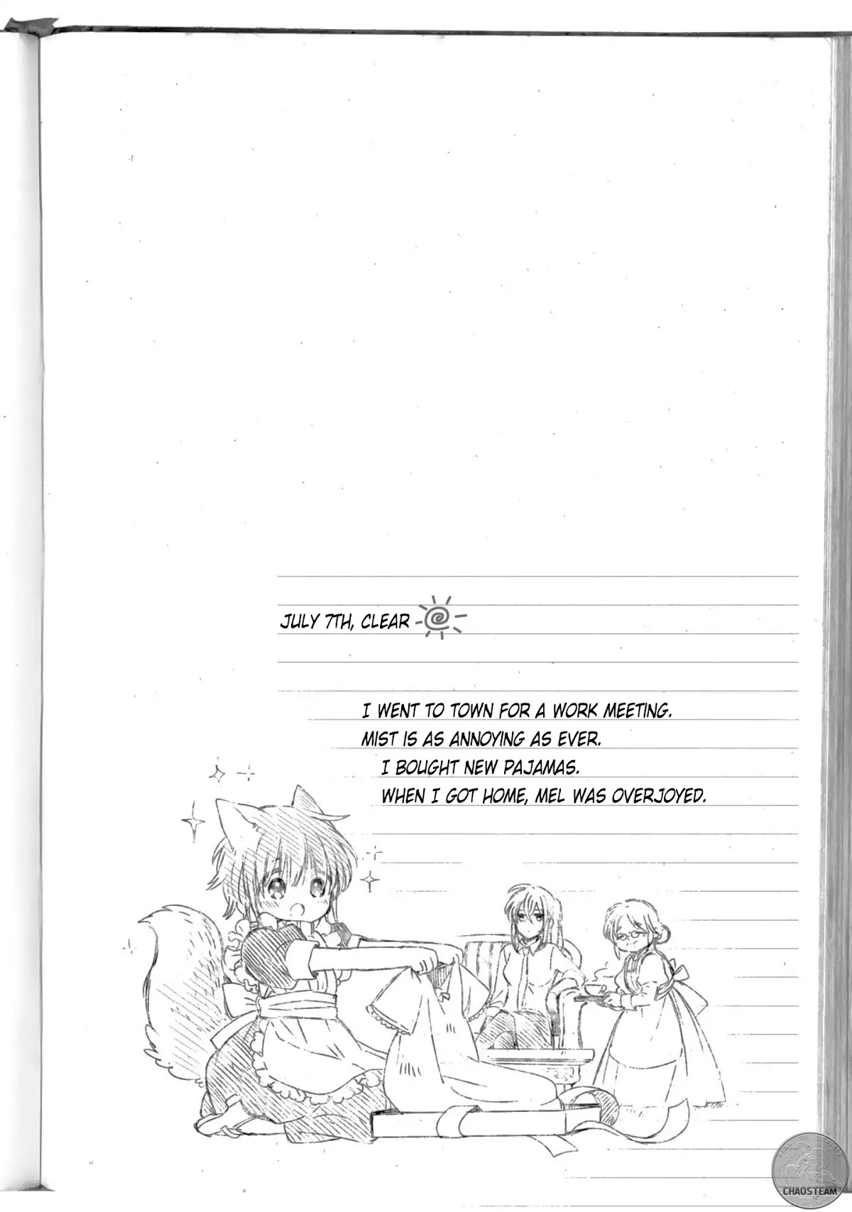 Goshujin-sama to Kemonomimi no Shoujo Meru Chapter 5 page 18 - Chapter 5: Pajamas